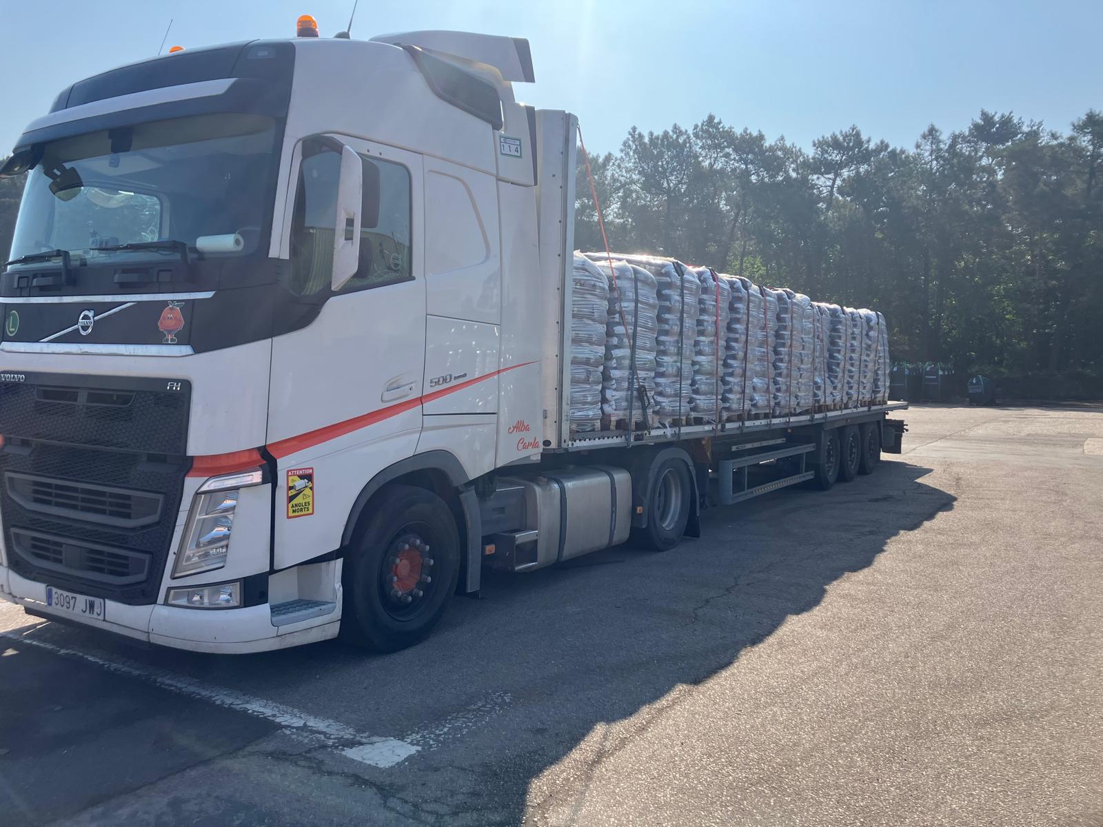 Mercancía general (sacos paletizados)